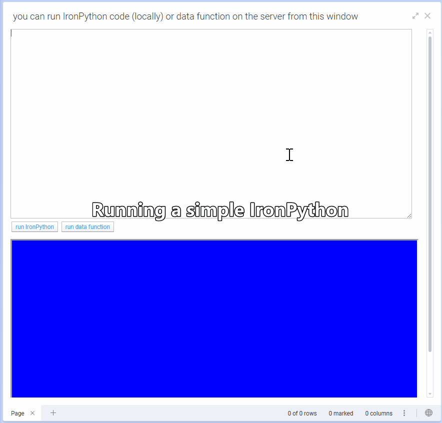 IronPython Scripting in Spotfire® - Overview - Spotfire - Spotfire ...