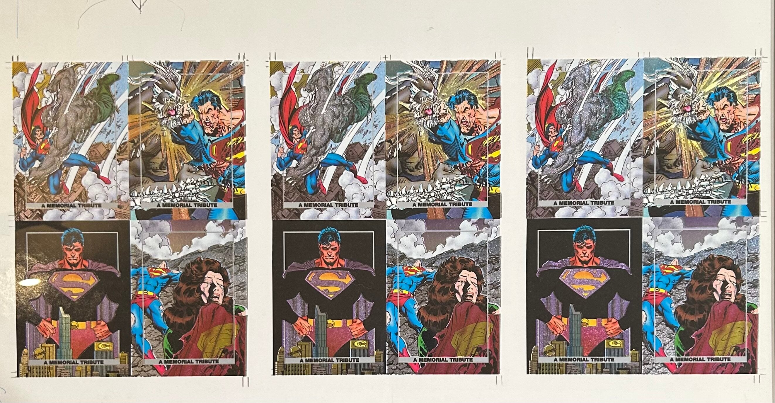 Cards! - My Death of Superman Journey - The Watcher Presents: The