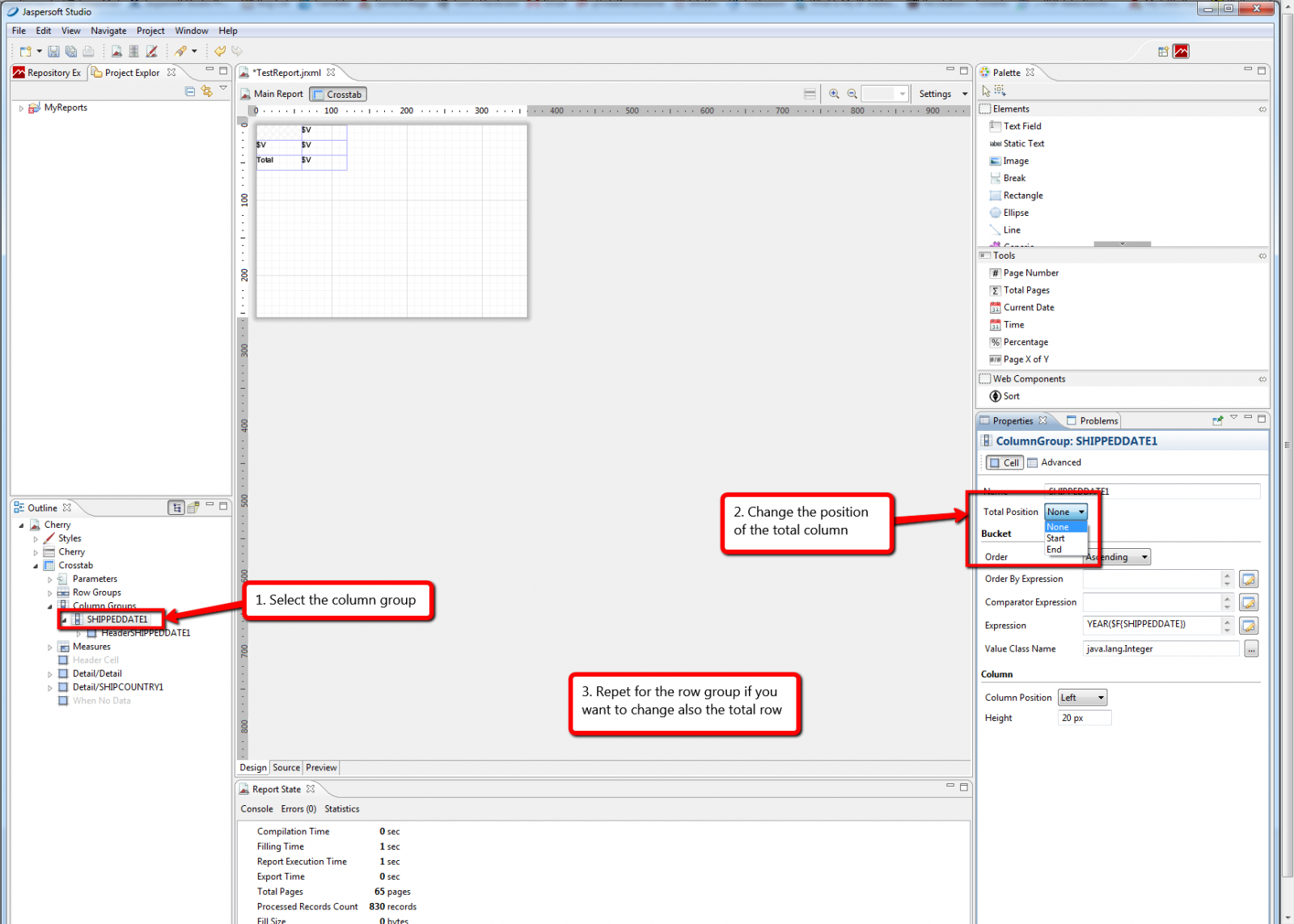 Tables and Crosstabs in Jaspersoft Studio - How-To - Jaspersoft Community