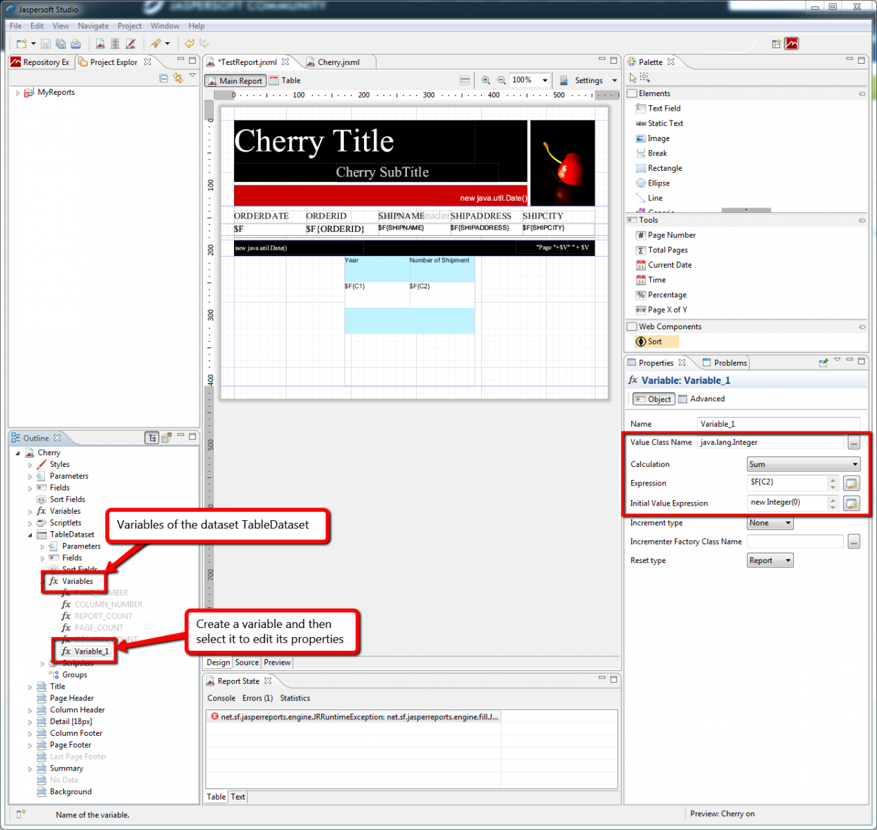 Tables and Crosstabs in Jaspersoft Studio - How-To - Jaspersoft Community