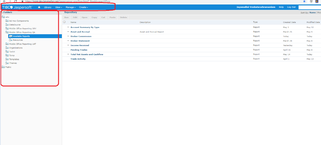Jasper Server - Top Menu - Is this possible to hide the top menu ...