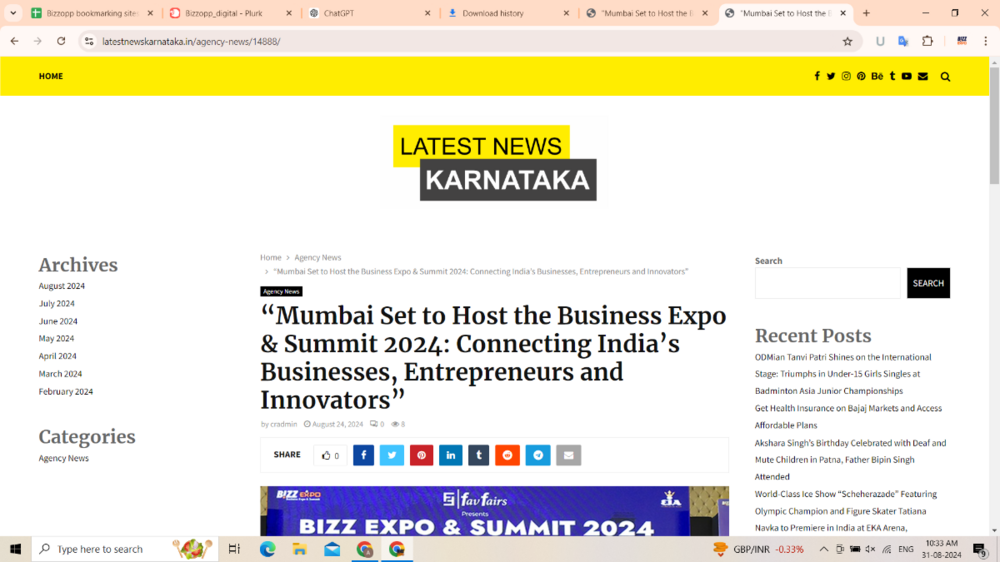 Mumbai Prepares for the 2024 Business Expo & Summit: Connecting India’s ...