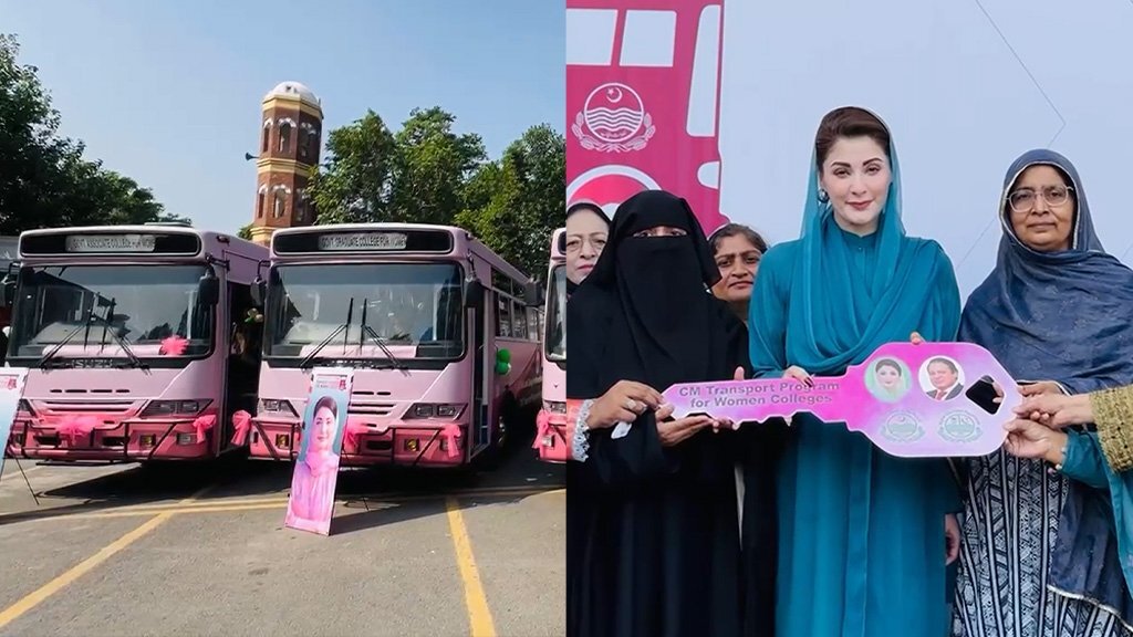 Maryam Nawaz inaugurates CM Transport Programme for Girls’ Colleges ...