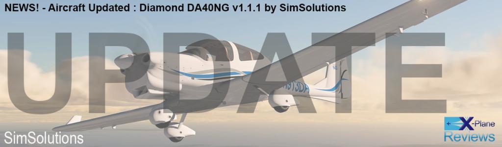 NEWS! - Aircraft Updated : Diamond DA40NG v1.1.1 by SimSolutions - News ...