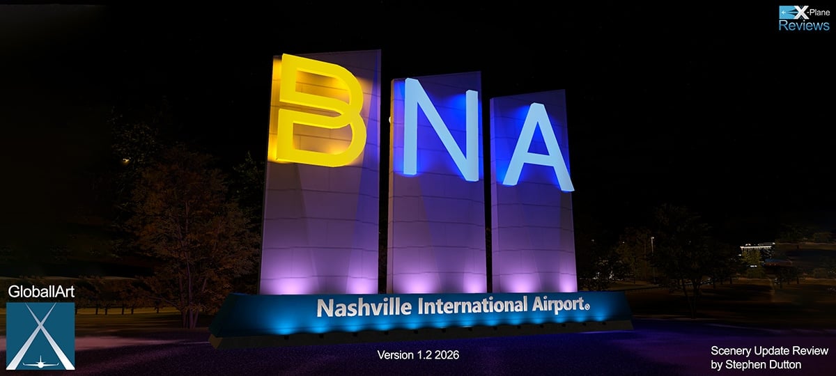 Scenery Upgrade Review : KBNA Nashville v1.2 by Globallart