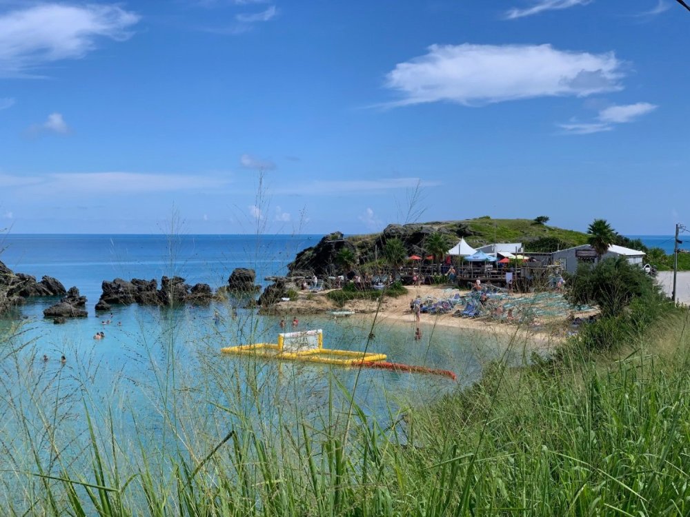 how to get to tobacco bay beach from cruise port A Perfect Day in Bermuda: St. George Beautiful Bay! #travel Hamilton Shopping and Tobacco Bay