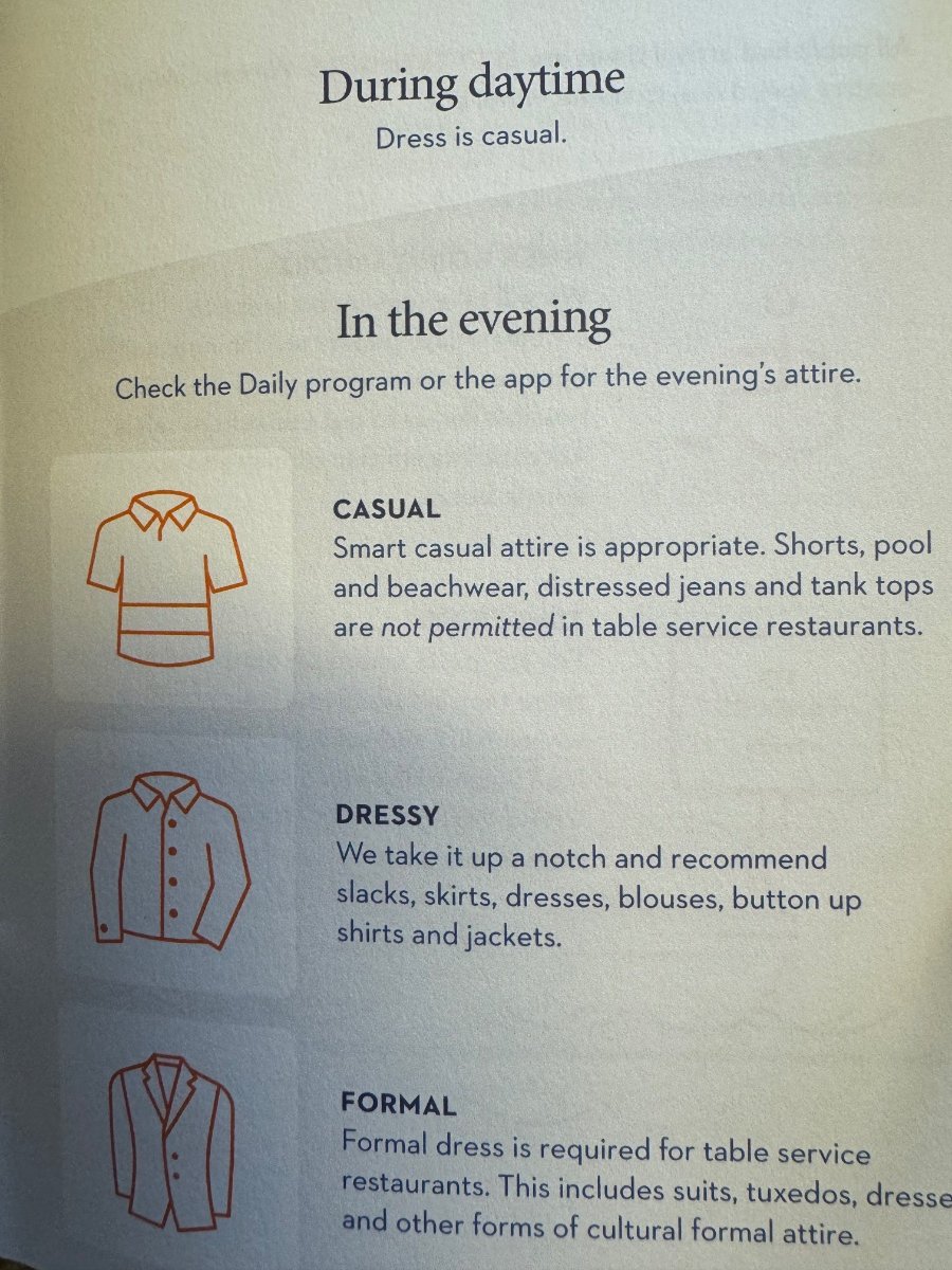 Formal nights dress code - does HAL enforce? - Page 2 - Holland America  Line - Cruise Critic Community