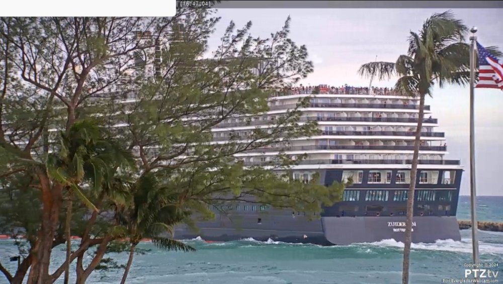 Rotterdan And Nieuw Statendam In Port Everglades On December 28, 2024 ...