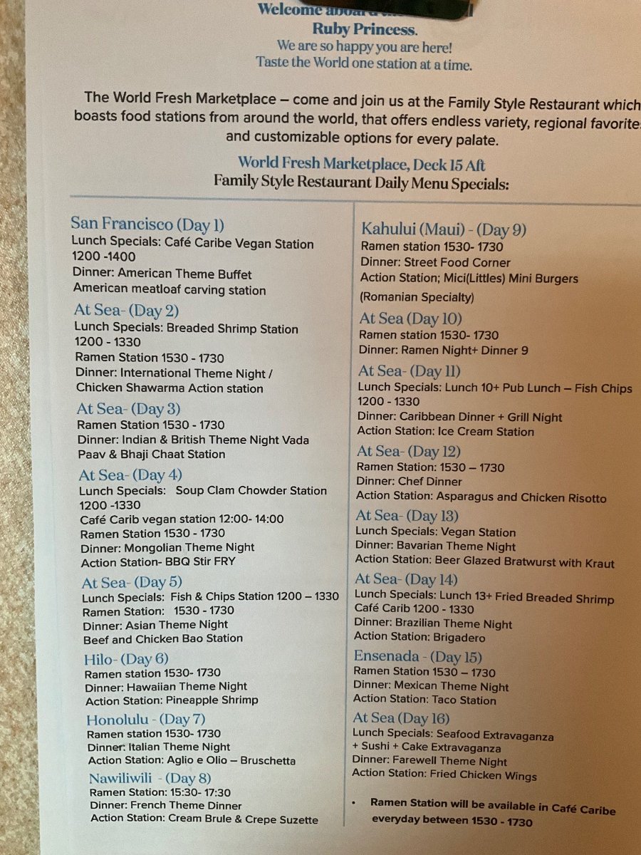 Ruby Princess - Hawaii 16 day - Dec 17-Jan 2 - Princess Cruises - Cruise  Critic Community