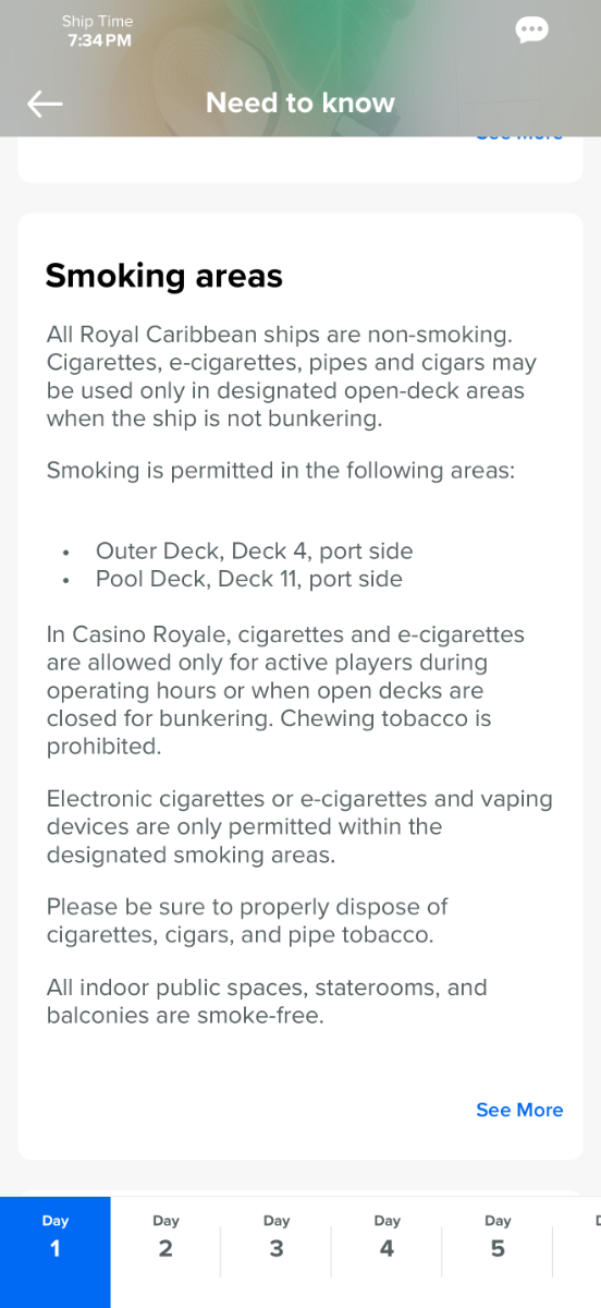 can you bring cigarettes on royal caribbean Where is smoking allowed on Independence of the Seas, deck 11? - Royal  Caribbean International
