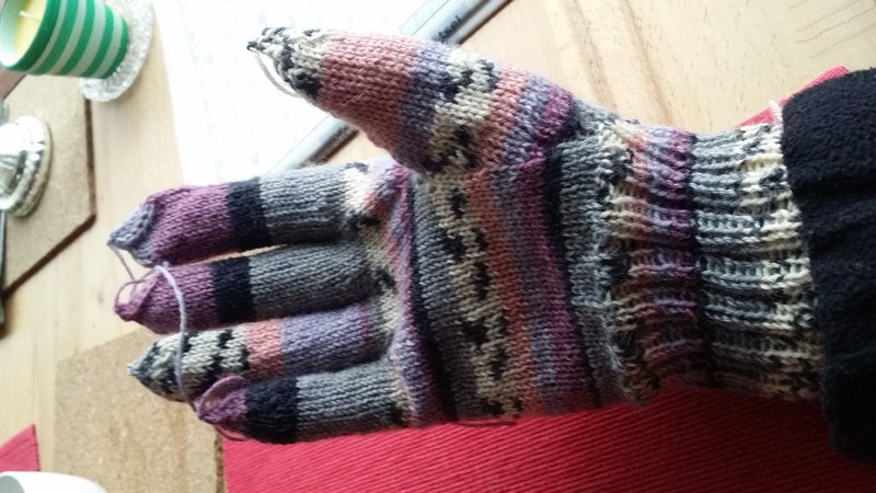 Der Winter naht - Handschuhe stricken (Anleitung) - Stricken und Hkeln -  Hobbyschneiderin 24