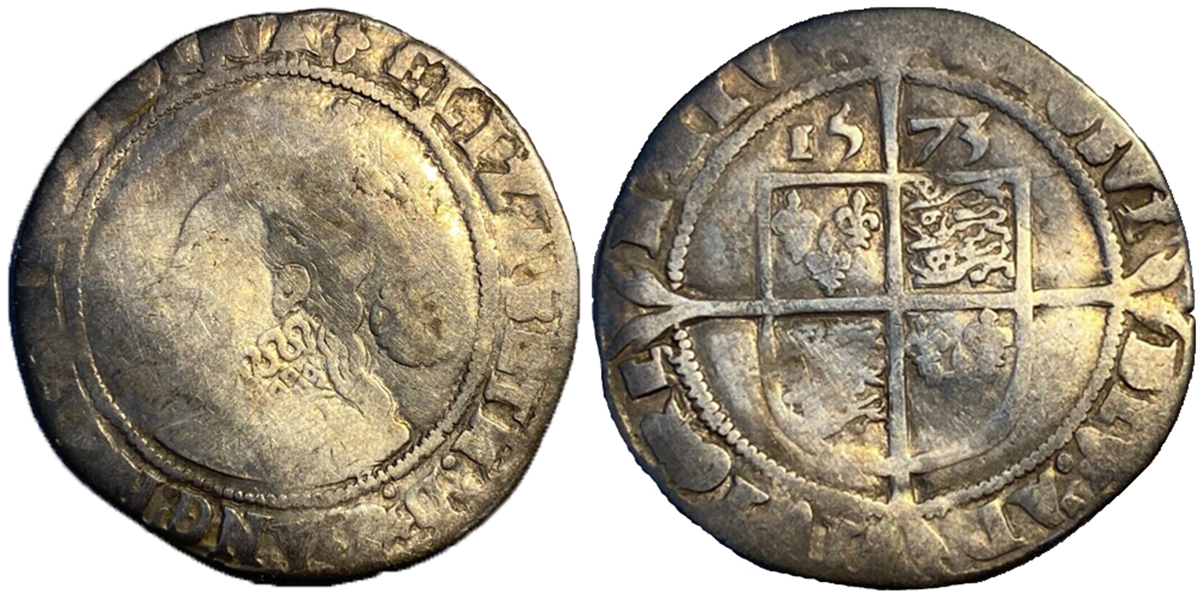 Gemelli Moneta Inglese Sei Pence 1957 – Fatti A Mano In Peltro Da William Sturt. Eleganti, Lunghezza 1,8 Cm. Idea Regalo Per Anniversario, In Confezione Regalo.