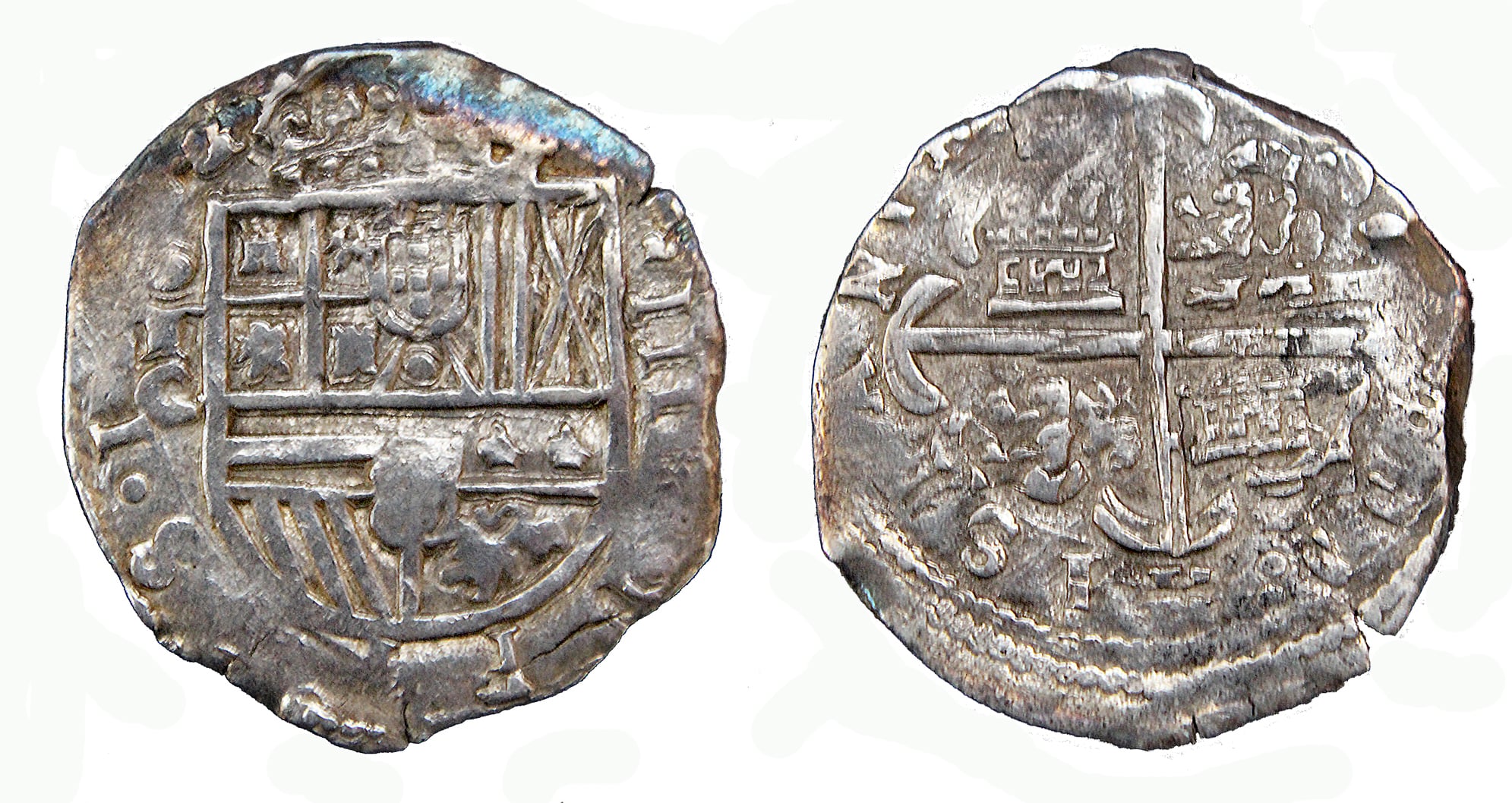 An attractive 8 reales cob of Diego De La Torre, Lima mint