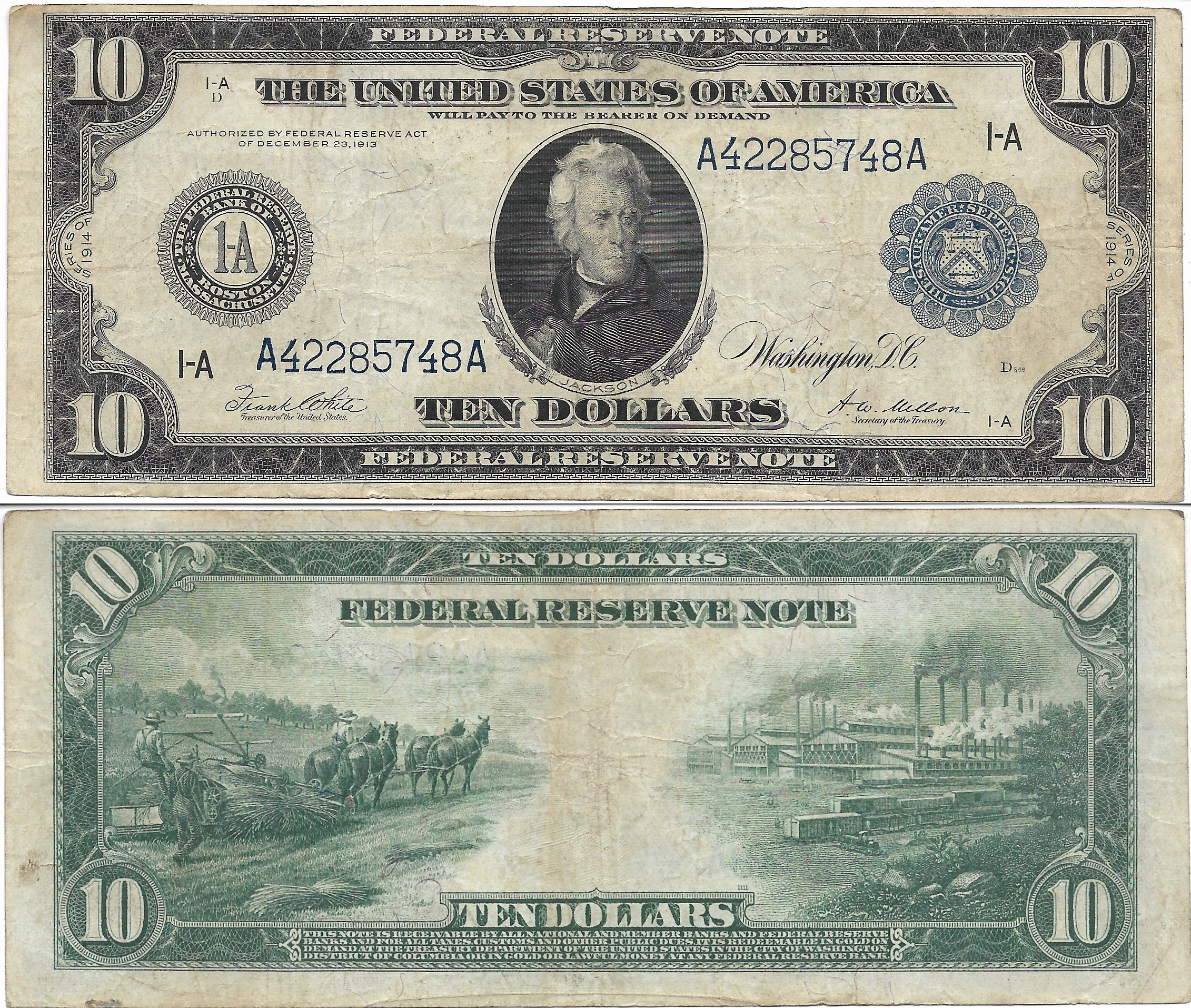 U.S.Large Notes - World Banknotes - Numis Forums