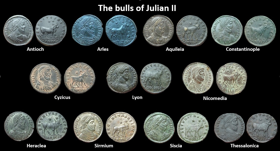 The bulls of Julian II - Roman Imperial Coins - Numis Forums