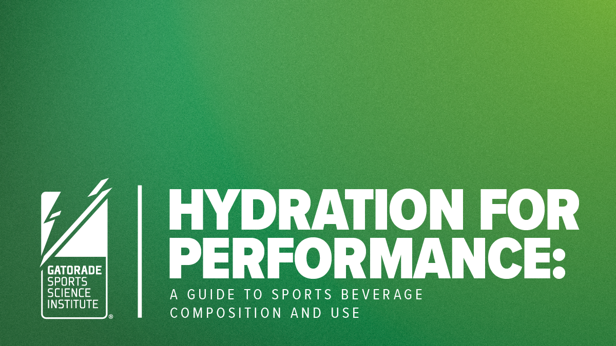 Hydration for Performance: A Guide to Sports Beverage Composition and Use