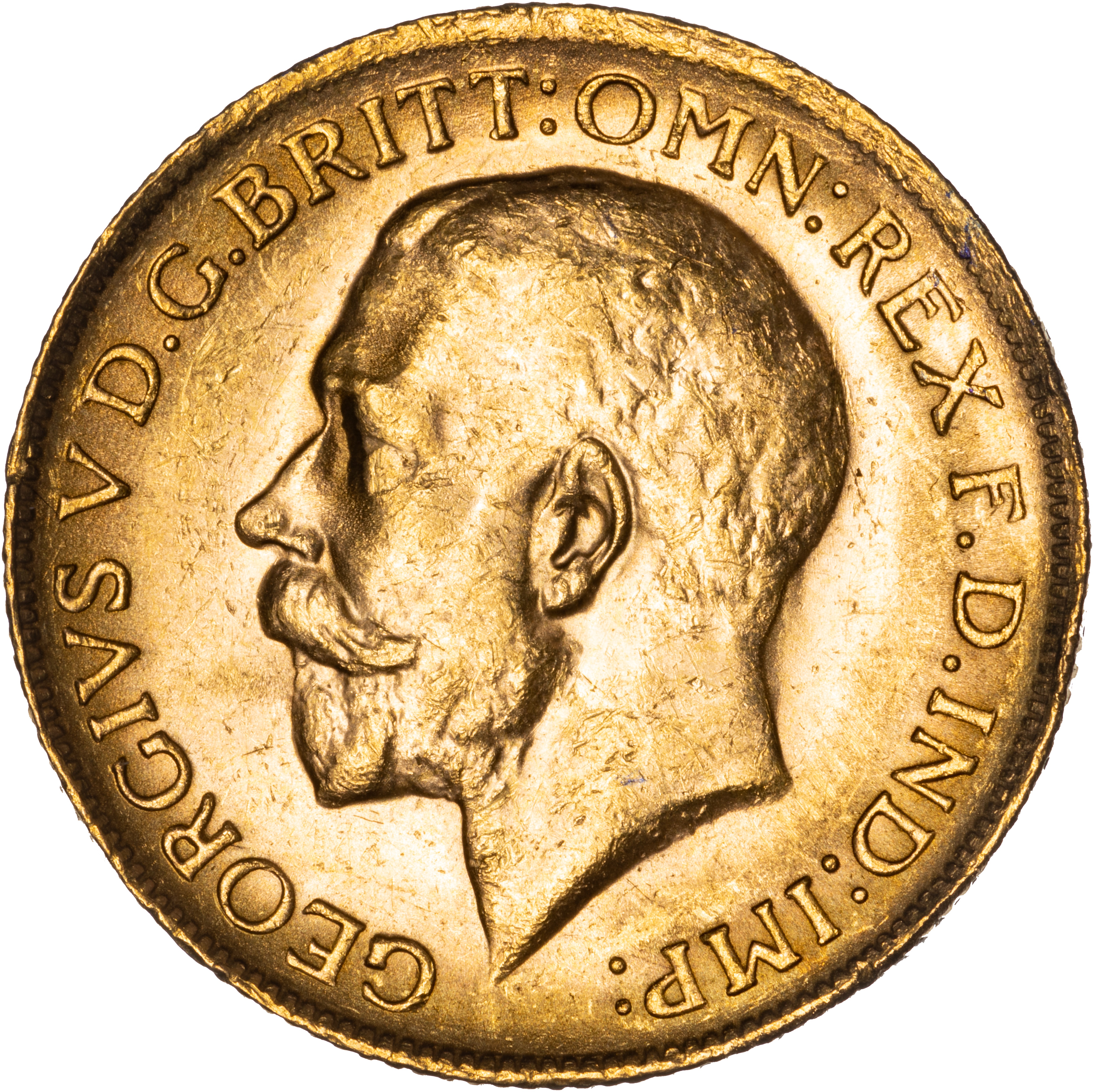 1921-P Gold Sovereign Perth Mint - With Flattened Rim Section + Weak ...