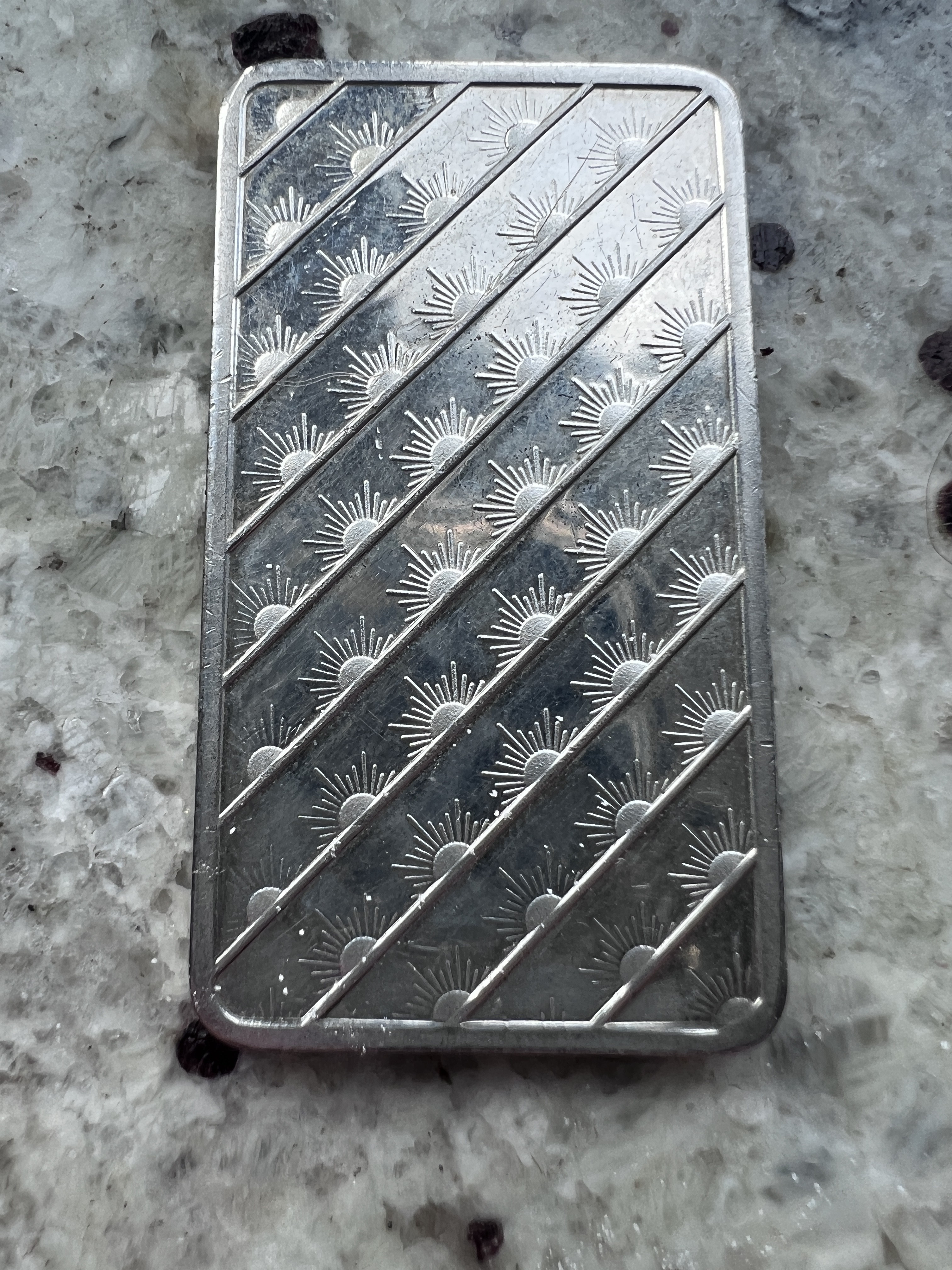 Charity auction for a 1oz Sunshine Mint metal bar, for educational ...