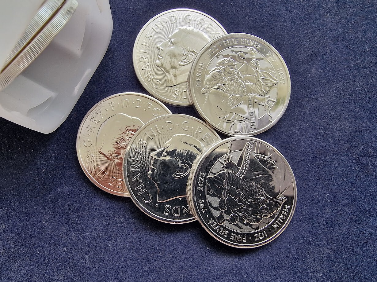 1 oz Merlin Myths and Legends silver coin 2023 - UK (Ungraded) - The ...