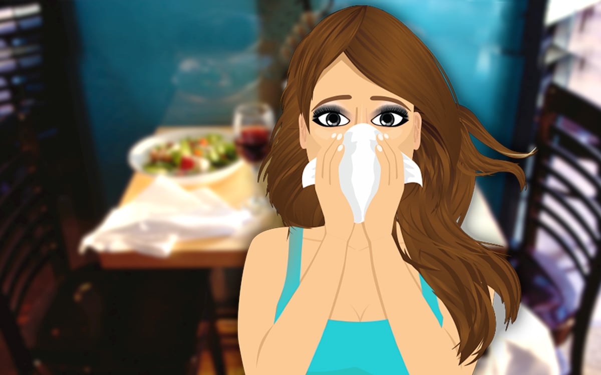 After my bariatric surgery my nose runs when I eat!