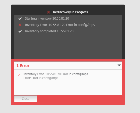 Cannot add SDX and VPX on MAS - NetScaler Console & Management
