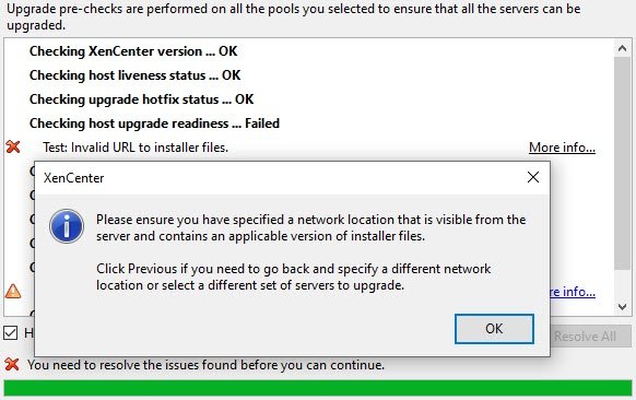NFS path not accepted for 