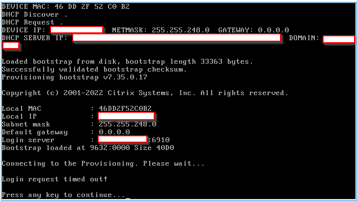 New pvs 2209 servers not working - Provisioning - Citrix Community