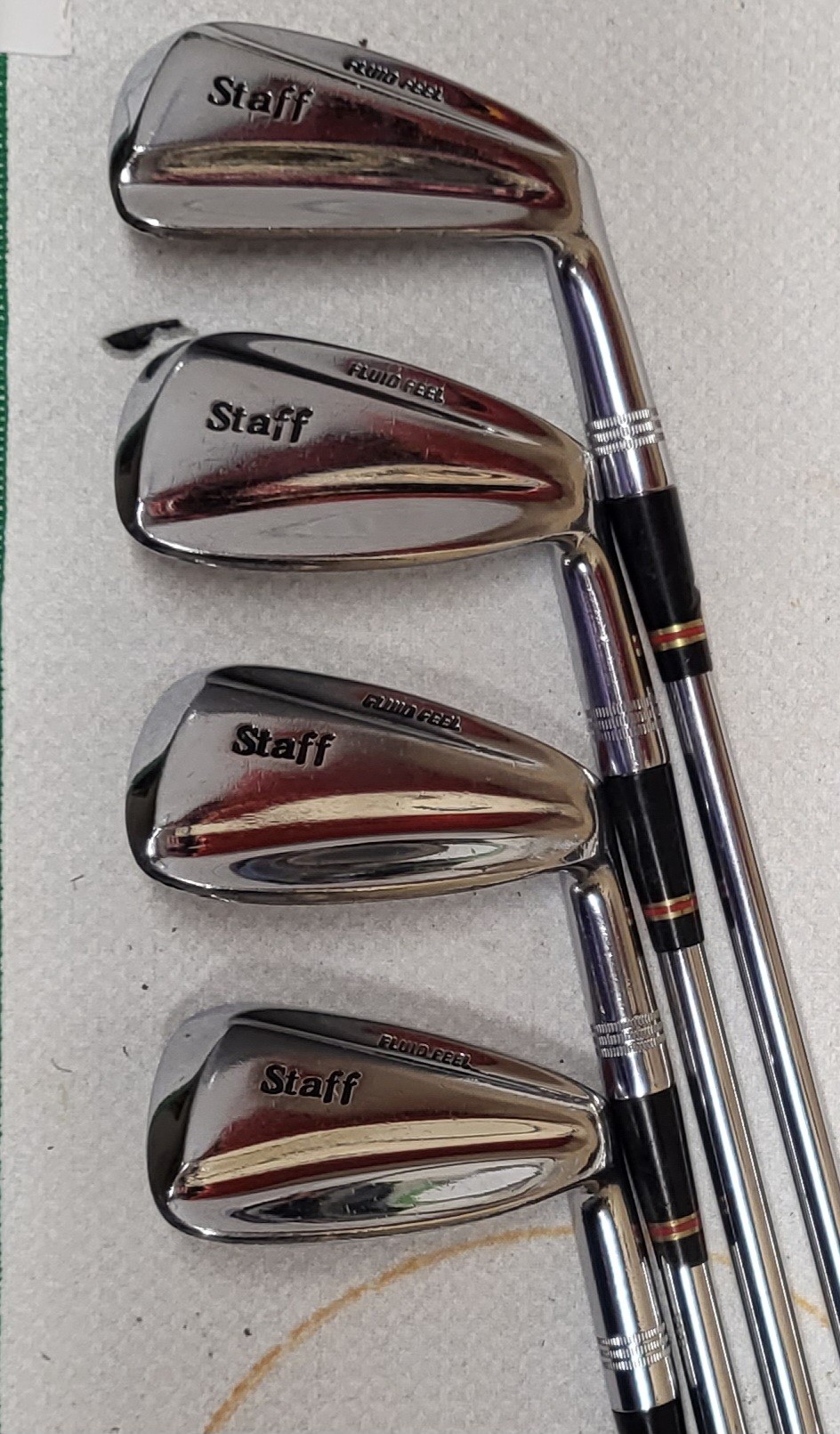 Wilson Staff Irons - Fluid Feel - Red Button - Stiff Shafts