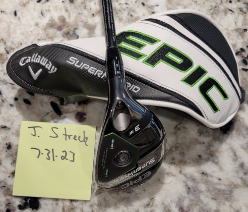 Basically New Callaway Epic Super Hybrid, 18*, Steelfiber fc75HY