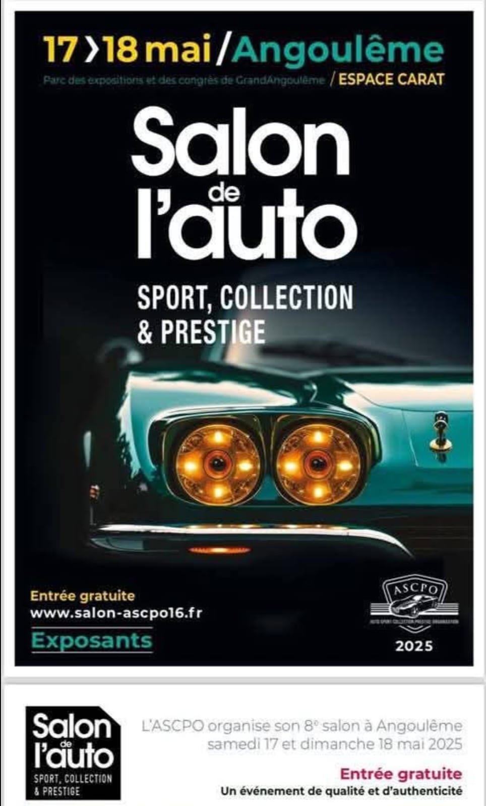 🔵 Salon de l'auto - Sport, Collection & Prestige