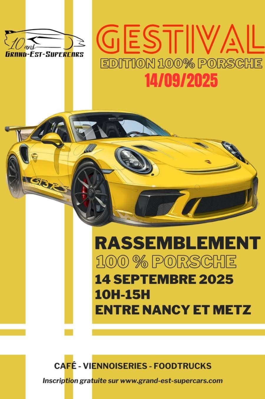 GESTIVAL le plus grand rassemblement Porsche du Grand Est