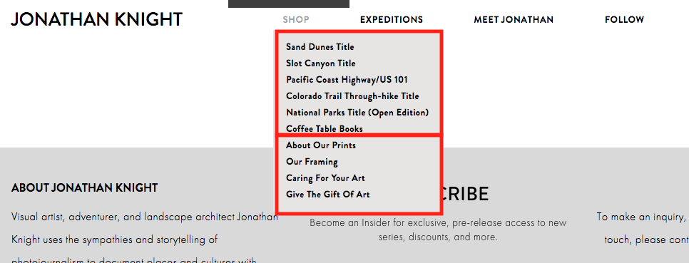 Navigation Drop Down Menu into Multiple Columns - Customize with