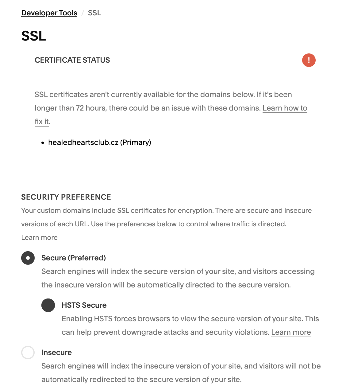SSL certificates are unavailable - Page 2 - Feedback on Your Site