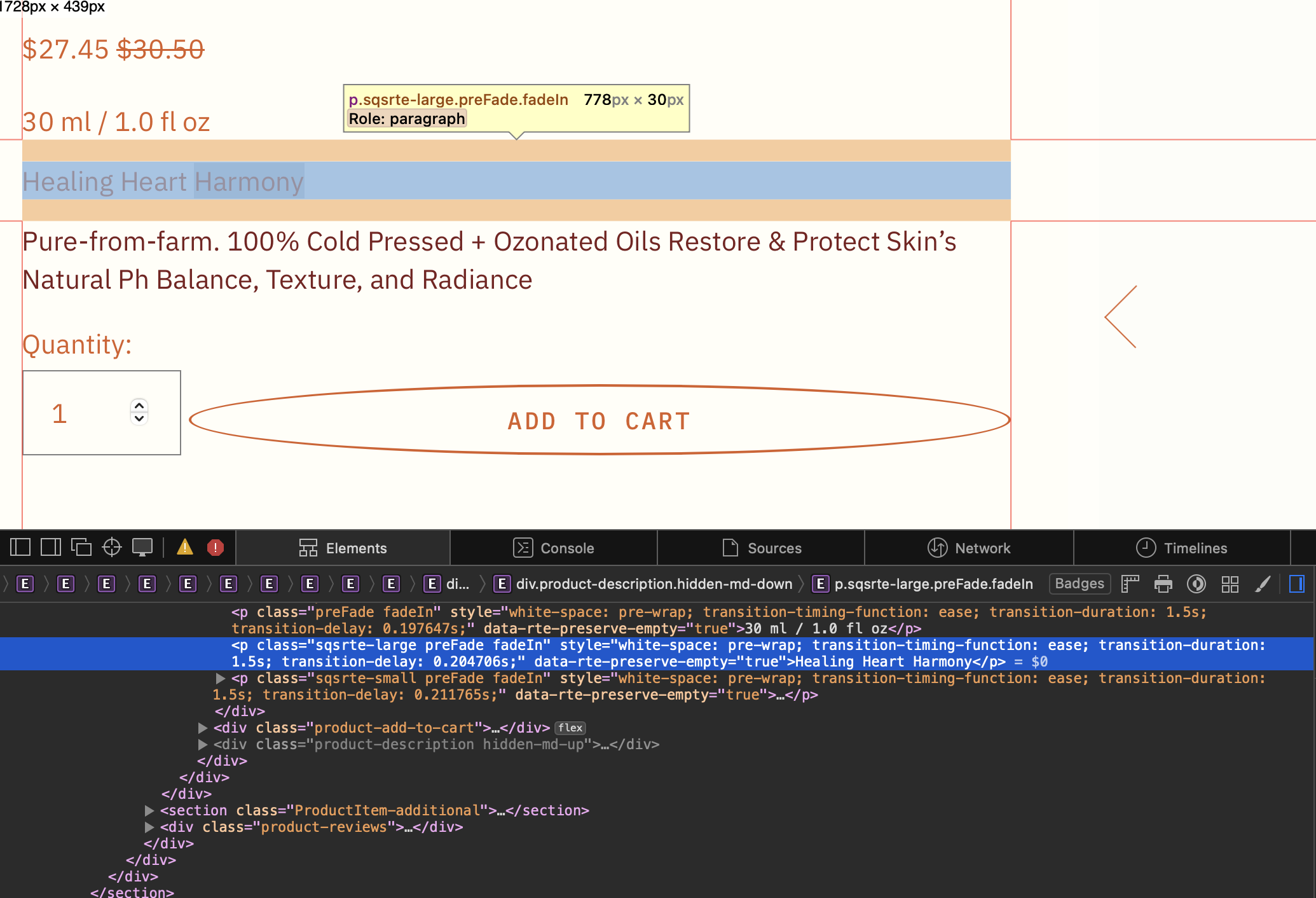 Can't use paragraph 1 on store products? - Commerce - Squarespace