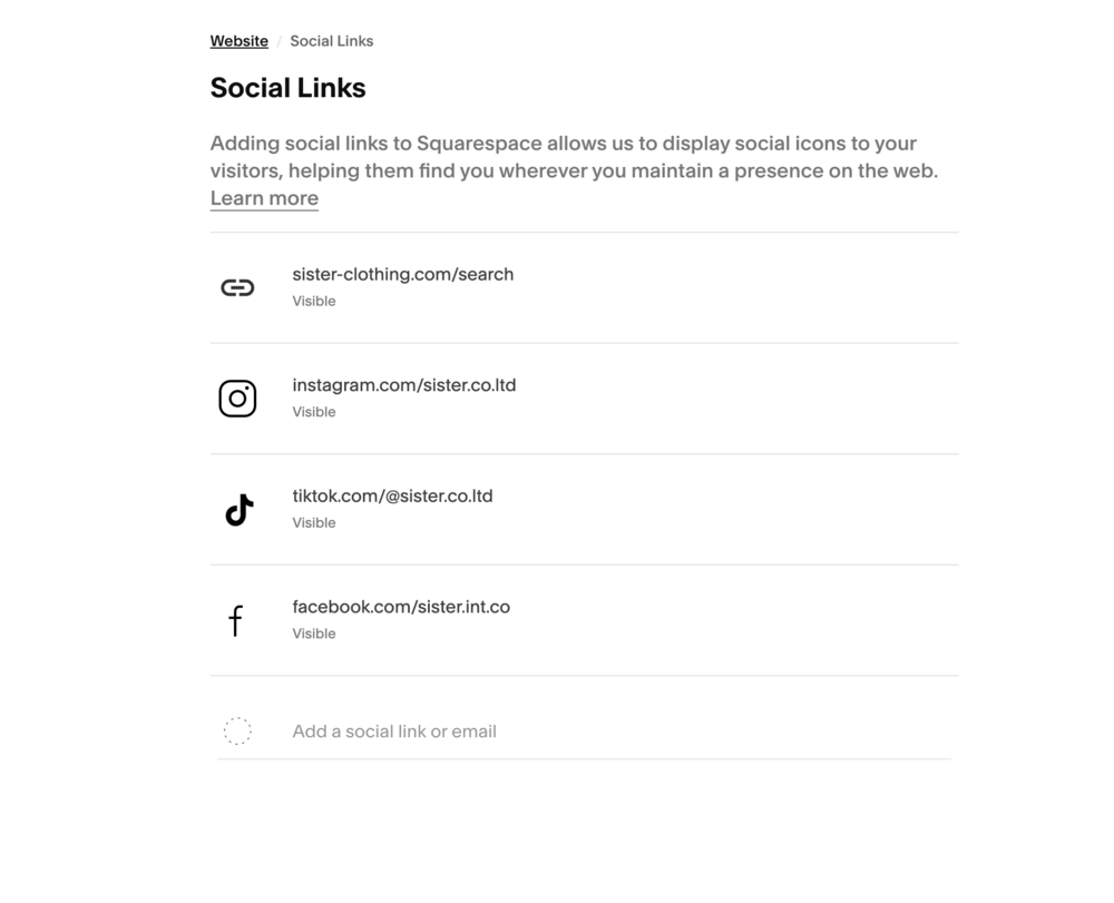 Social Link Icons Customize with code Squarespace Forum