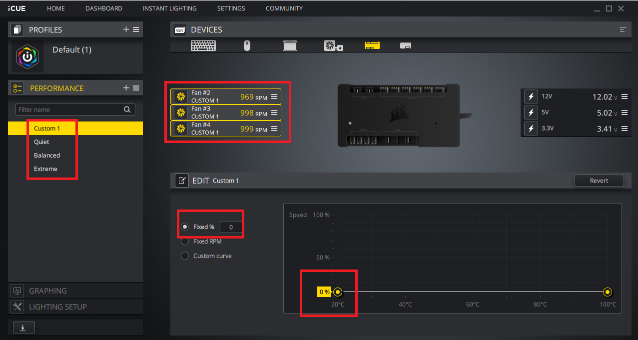 Commander PRO not working properly - fan RPM doesn&rsquo;t change - iCUE 