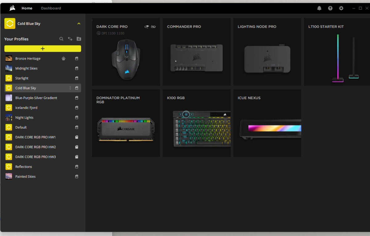 iCUE Profiles and RAM RGB settings - CORSAIR iCUE - Corsair Community