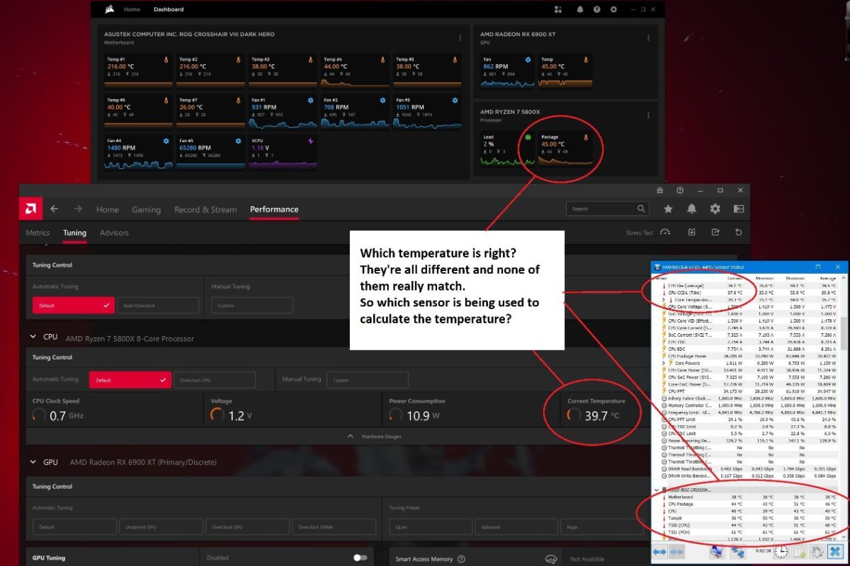 What is the CPU temp actually reading? - CORSAIR iCUE - Corsair 