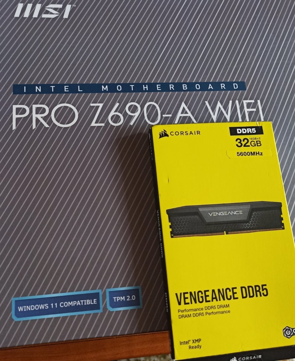 Correct BIOS settings for VENGEANCE 32GB DDR5 5600 - Build