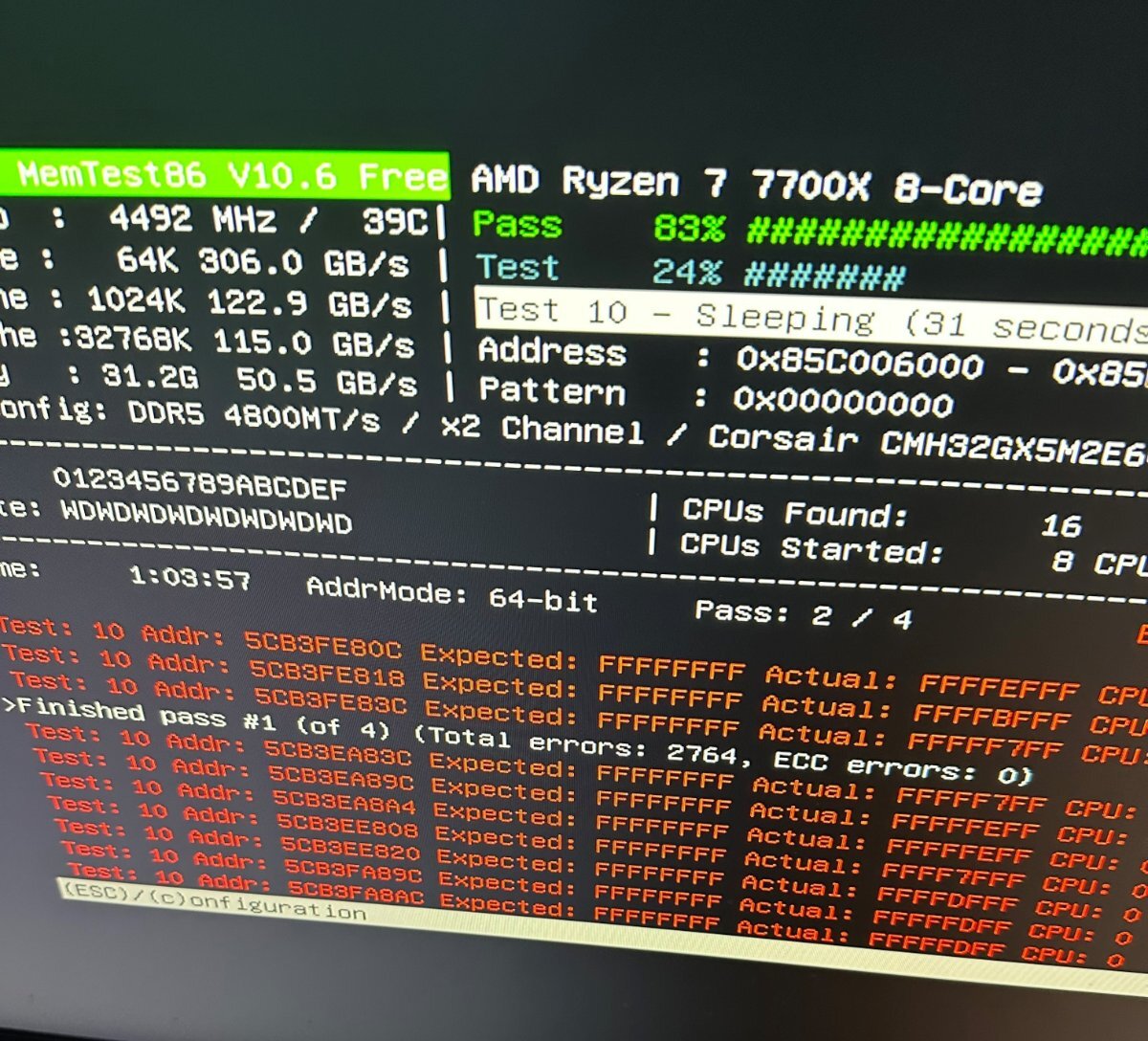 Memory troubles - Build Hardware Troubleshooting - Corsair Community