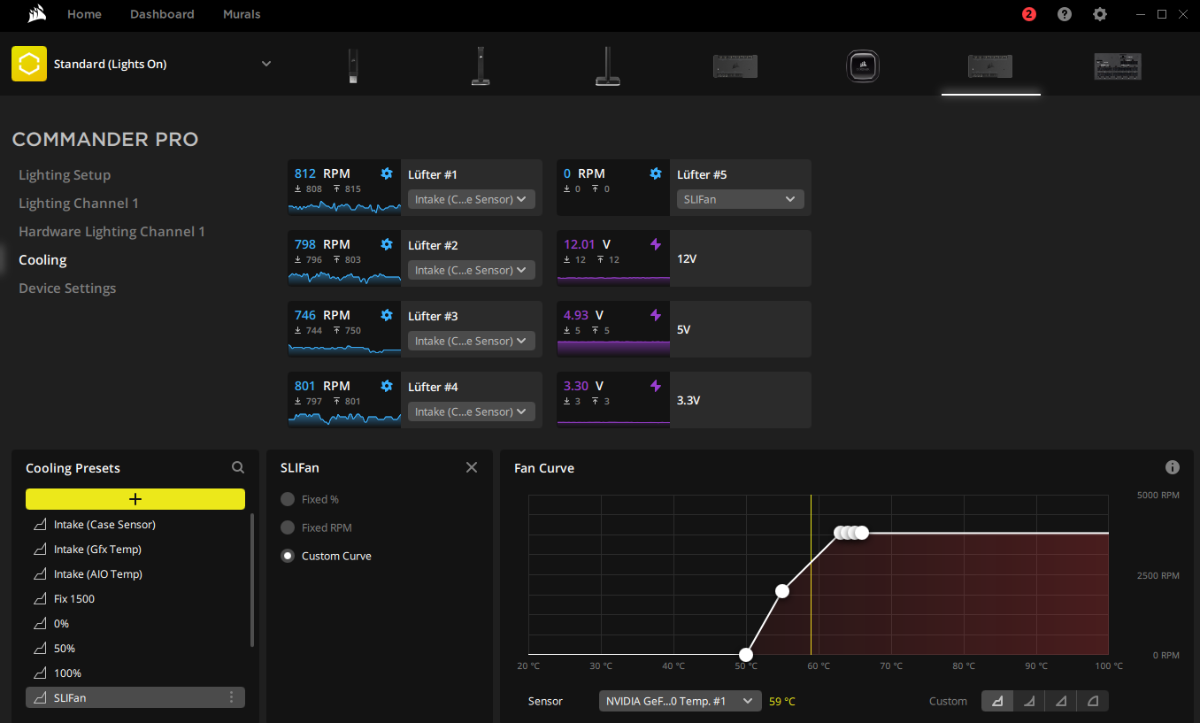 ICUE fan curve is not working anymore after the last update - iCUE 