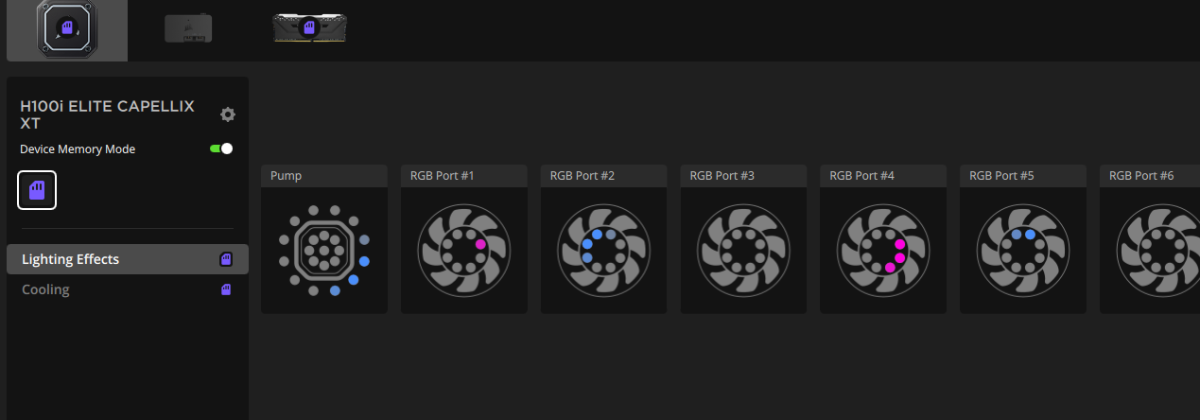 RGB Pump not showing up in ICUE on the Lghtining Node Pro - iCUE