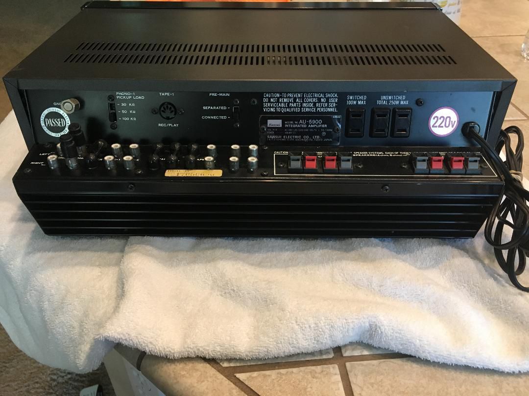 NLA: Sansui AU-5900 int. amp, restored - Garage Sale - The Klipsch