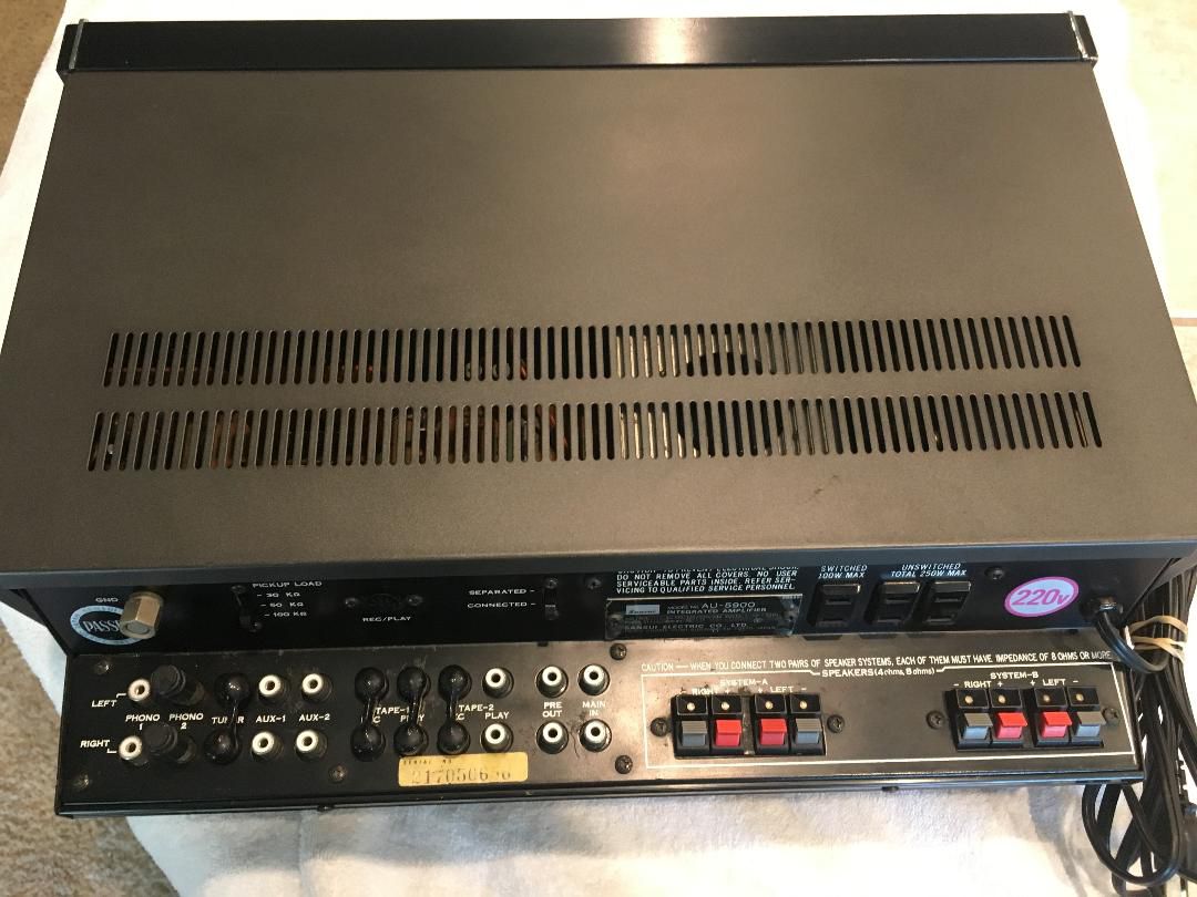 NLA: Sansui AU-5900 int. amp, restored - Garage Sale - The Klipsch
