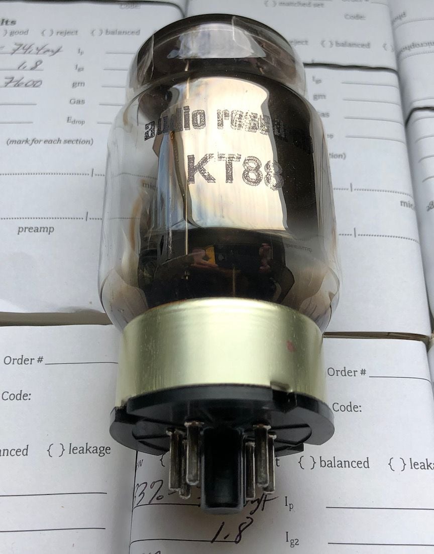 KT88 Retro GOLDEN DRAGON Amplifier POWER Tubes (SINGLE Valve Matched