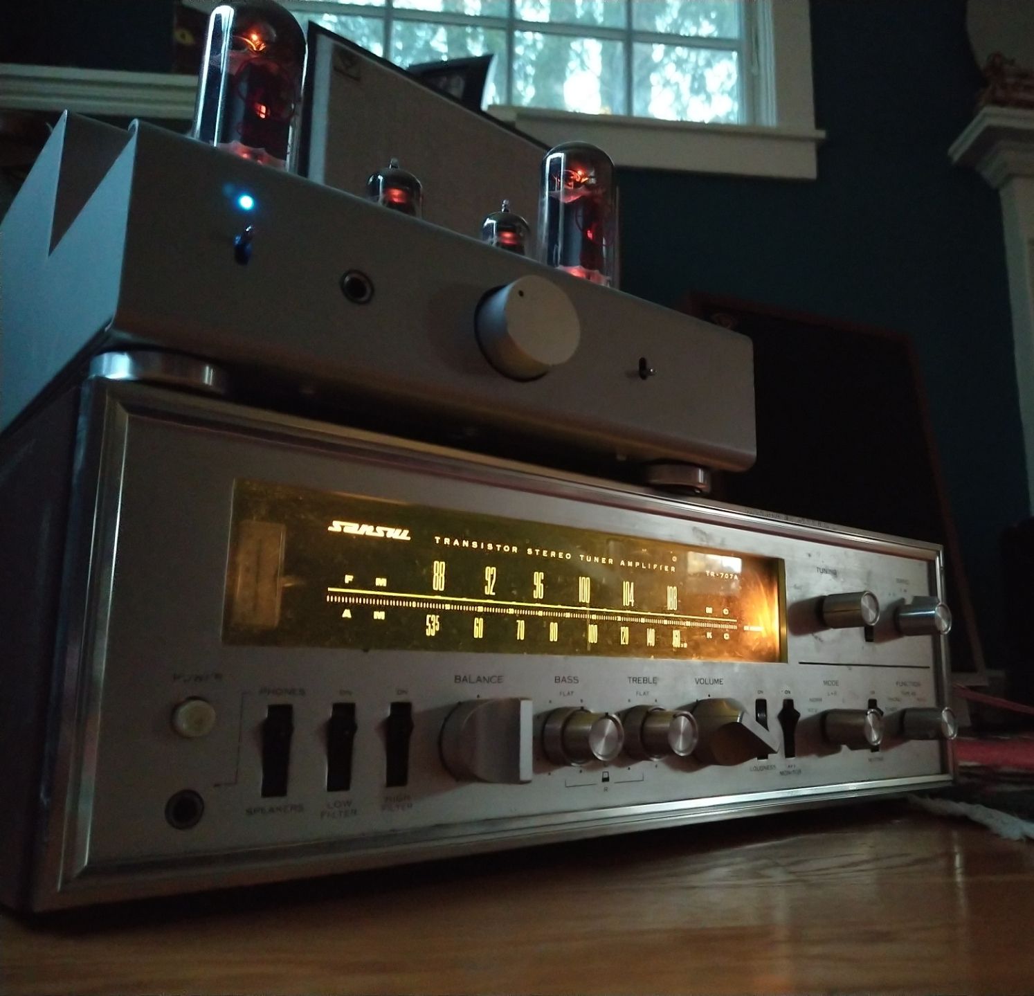 Sansui TR-707A + Heresy III / KG1 - 2-Channel Home Audio - The