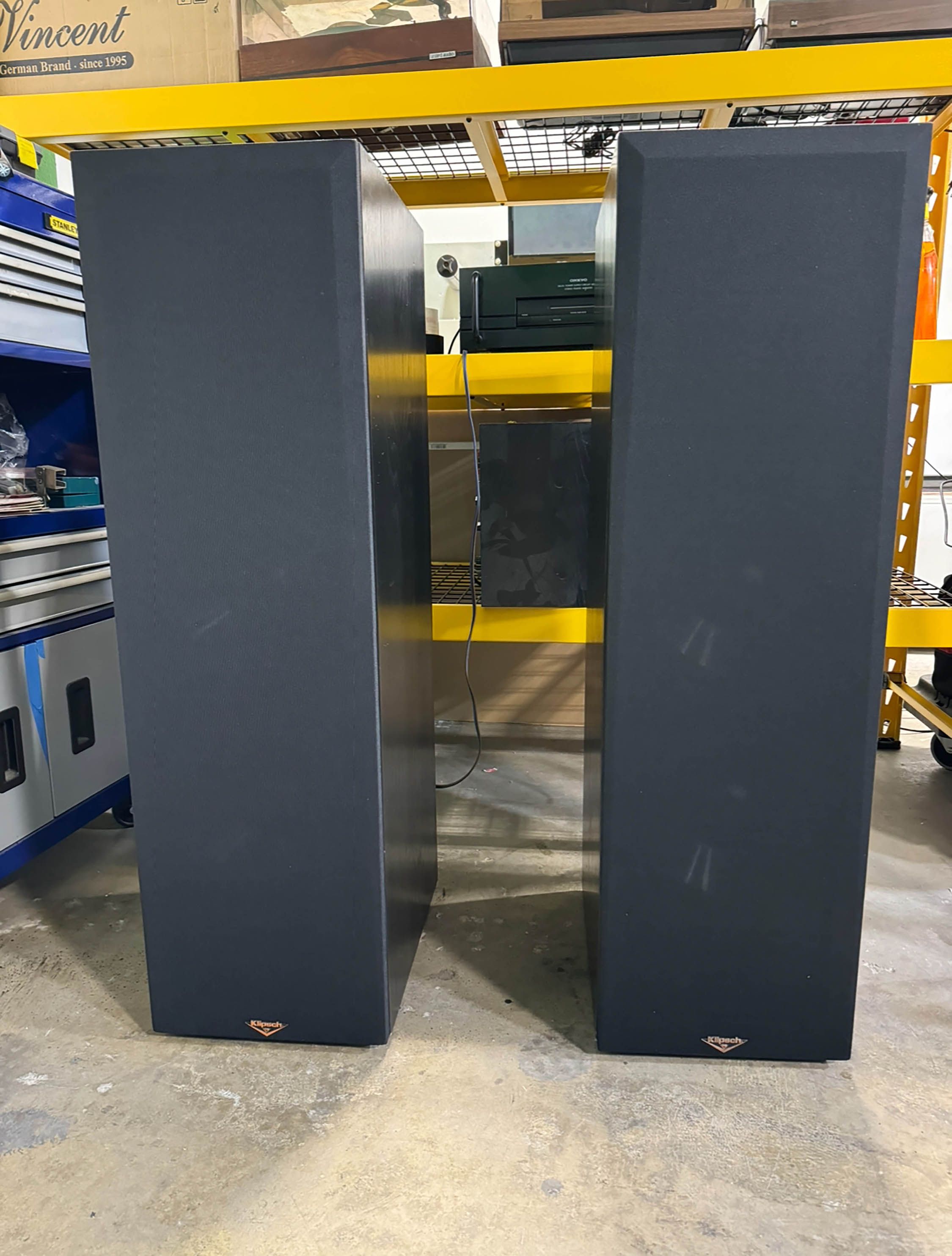 Klipsch for sale. Black La Scala pair (SOLD) and KLF-20 Pair Still