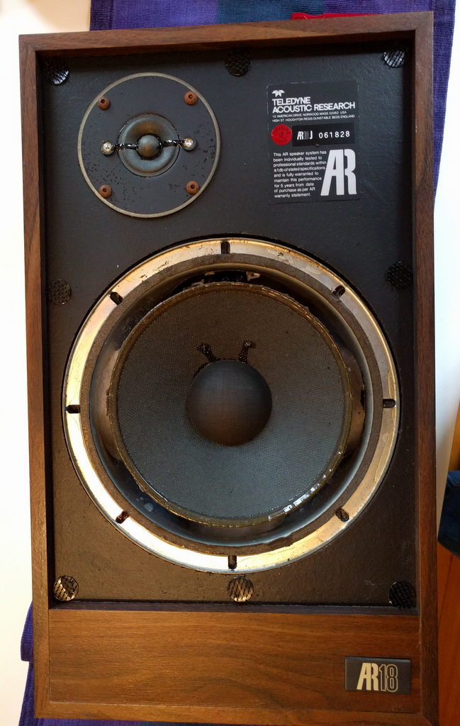 new acquired AR-18's - Acoustic Research - The Classic Speaker