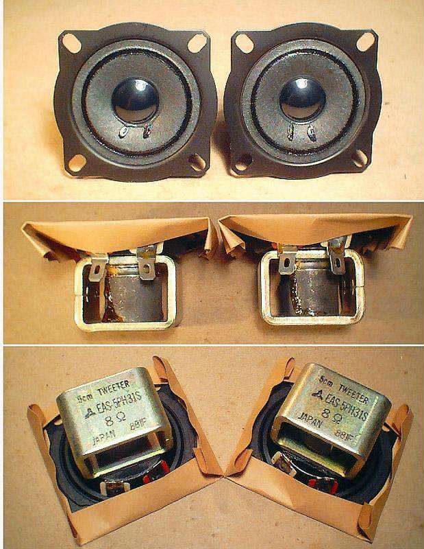 NEW* Vintage Matsushita Cone Tweeters (replaces Peerless CT62, MT