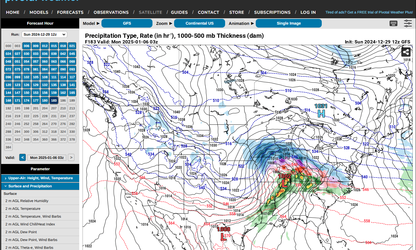 January 46, 2025 Winter Storm Threat Page 5 United States WXSPHERE